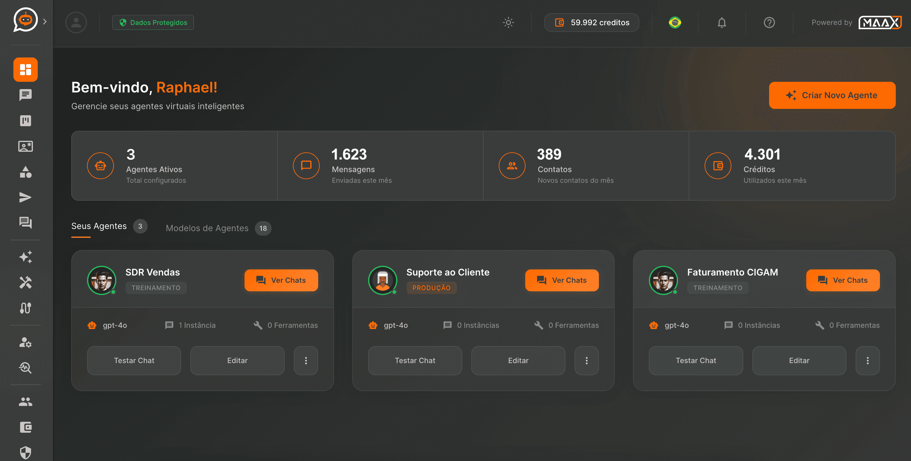 MAAX Hub Dashboard