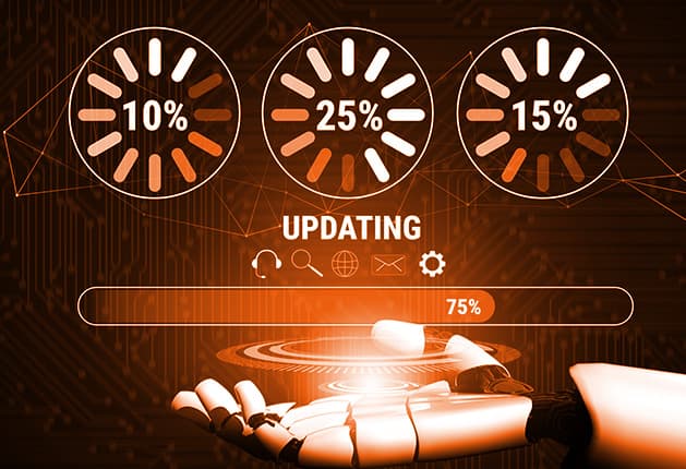 Actualizações constantes